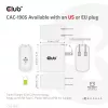 CLUB3D Travel Charger 65W GAN technologija, vienas USB Type-C prievadas, Power Delivery 3.0 palaikymas
