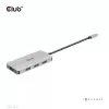 CLUB3D 4 prievadų USB-A šakotuvas USB-C – 10Gbps spartus duomenų perdavimas
