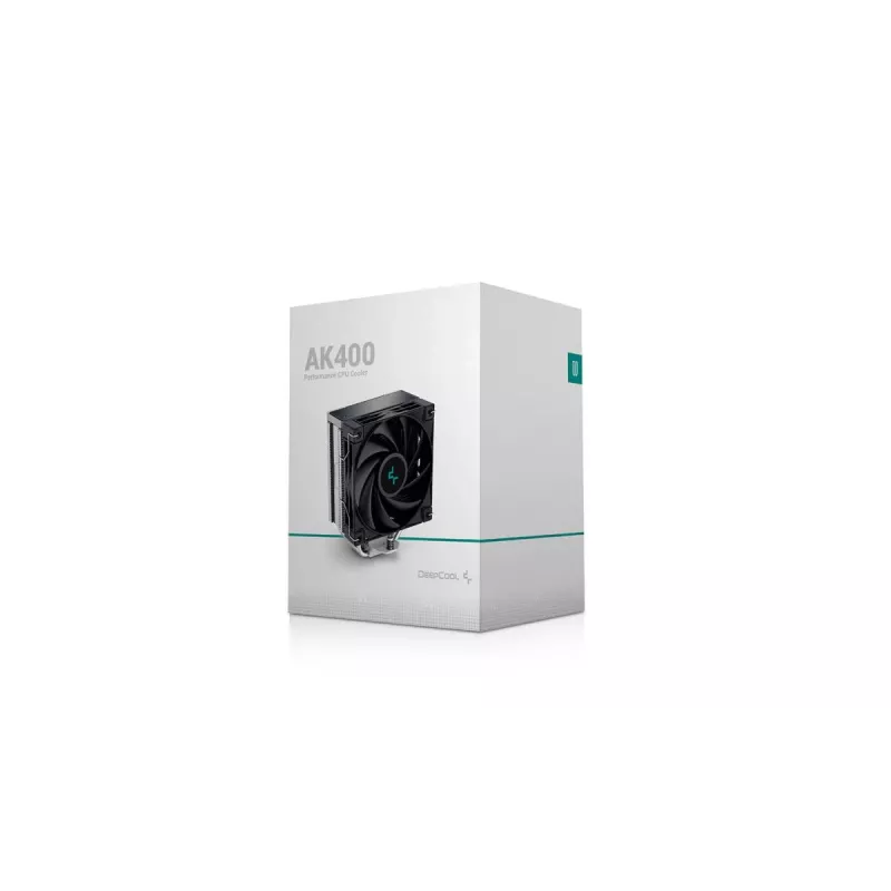 DEEPCOOL CPU aušintuvas AK400 šiluminių vamzdelių bokštas 12 cm - juodas