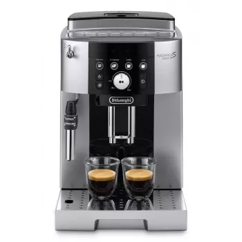 Espresso aparatas De’Longhi Magnifica S Smart ECAM 250.23.SB — 1,8 L vandens talpa, 250 g pupelių talpa, 15 bar, įmontuotas malūnėlis