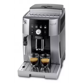 Espresso aparatas De’Longhi Magnifica S Smart ECAM 250.23.SB — 1,8 L vandens talpa, 250 g pupelių talpa, 15 bar, įmontuotas malūnėlis