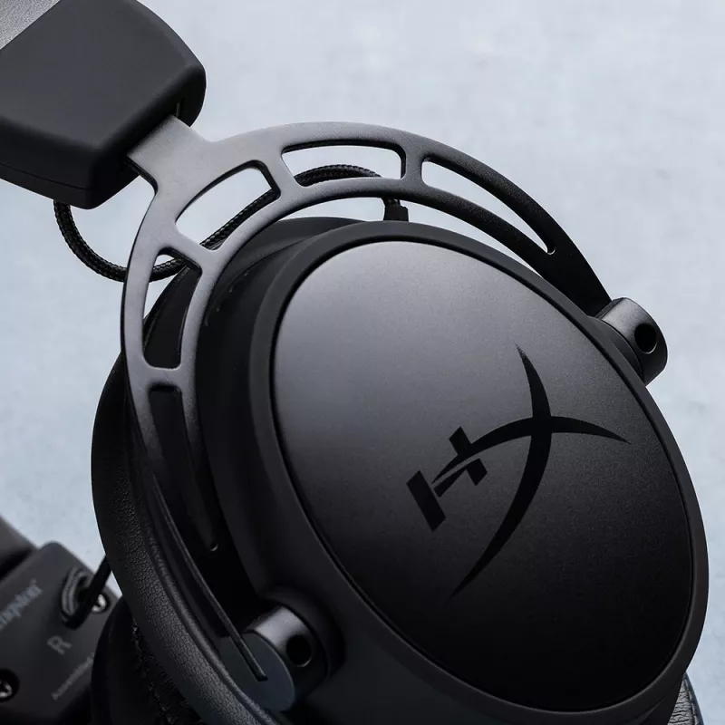 HyperX Cloud Alpha - Belaidės žaidimų ausinės (Juoda-Raudona)