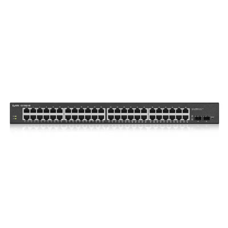 Zyxel GS1900-48-EU0102F tinklo jungiklis L2 Gigabit Ethernet (10/100/1000) juodas