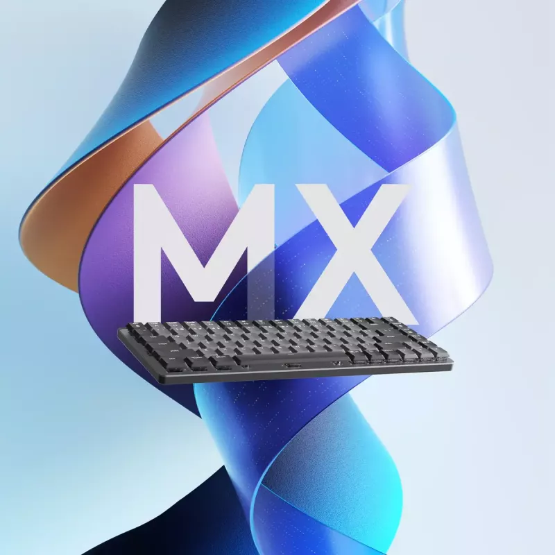 LOGITECH MX Mechanical Mini belaidė apšviesta klaviatūra, Graphite, Tactile Quiet, QWERTY US/Int'l
