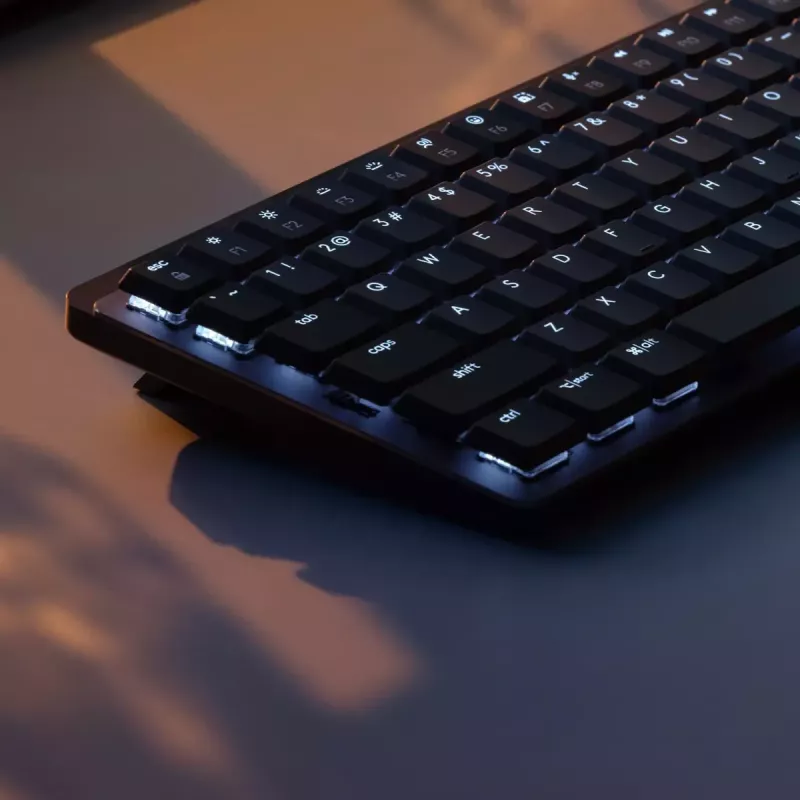 LOGITECH MX Mechanical Mini belaidė apšviesta klaviatūra, Graphite, Tactile Quiet, QWERTY US/Int'l