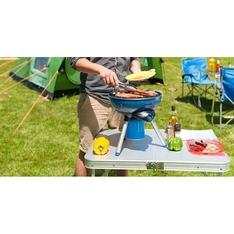 Campingaz Party Grill 200 dujinis grilis, juodas/mėlynas