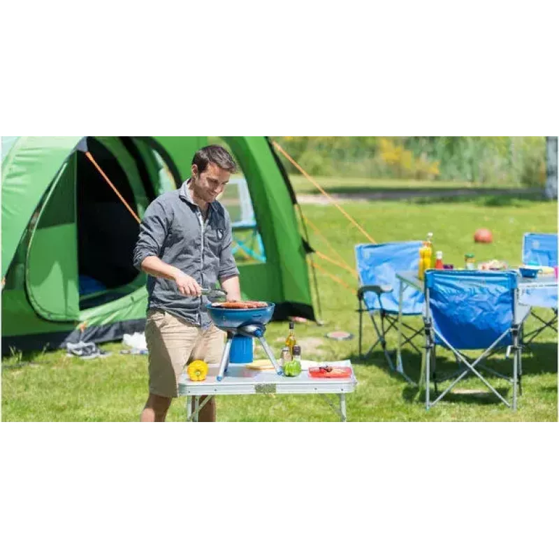Campingaz Party Grill 200 dujinis grilis, juodas/mėlynas