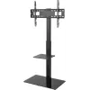 Televizoriaus stovas Goobay 58526 Juodas Plienas 1 lentyna 650x400x1458 mm