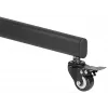 Multimedijos stovas Goobay 59507 juodas plieninis aukštis 1540 mm