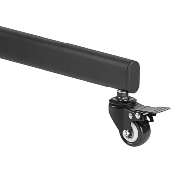 Multimedijos stovas Goobay 59507 juodas plieninis aukštis 1540 mm