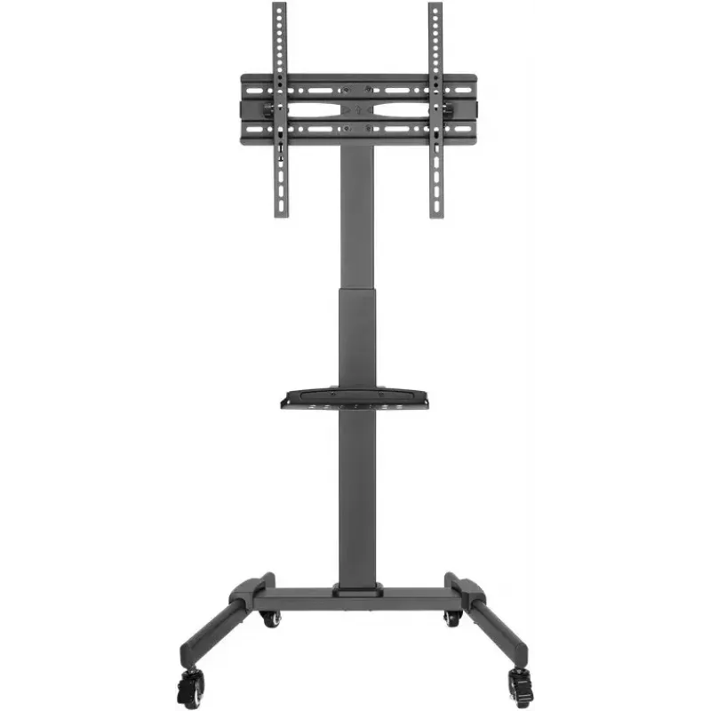 Multimedijos stovas Goobay 59507 juodas plieninis aukštis 1540 mm