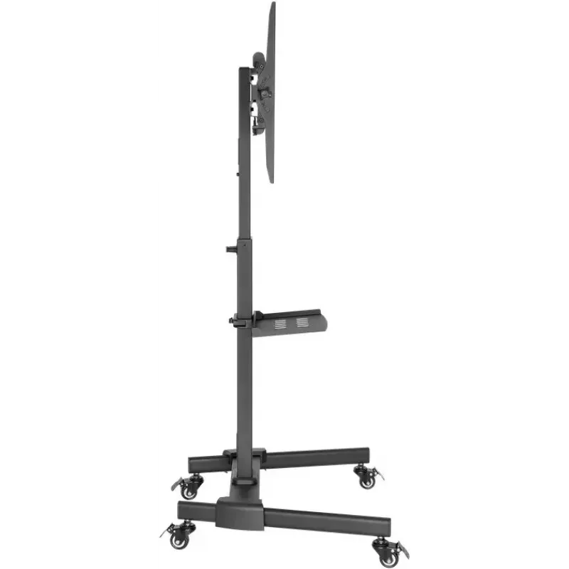 Multimedijos stovas Goobay 59507 juodas plieninis aukštis 1540 mm