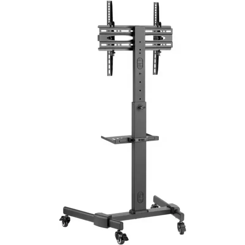 Multimedijos stovas Goobay 59507 juodas plieninis aukštis 1540 mm