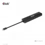 CLUB3D USB Gen1 Type-C, 6-in-1 Hub su HDMI 8K30Hz, 2xUSB Type-A, RJ45 ir 2xUSB Type-C, duomenims ir PD įkrovimui 100 W