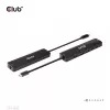 CLUB3D USB Gen1 Type-C, 6-in-1 Hub su HDMI 8K30Hz, 2xUSB Type-A, RJ45 ir 2xUSB Type-C, duomenims ir PD įkrovimui 100 W