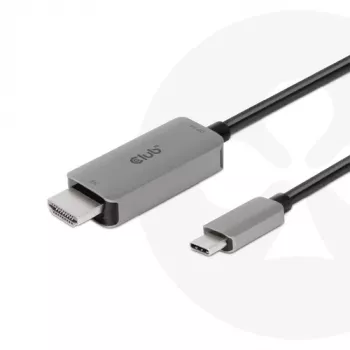 CLUB3D USB Gen2 Type-C į HDMI aktyvus kabelis 4K120Hz 8K60Hz HDR10 su DSC1.2, M/M 3m