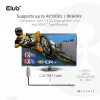 CLUB3D USB Gen2 Type-C į HDMI aktyvus kabelis 4K120Hz 8K60Hz HDR10 su DSC1.2, M/M 3m