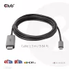CLUB3D USB Gen2 Type-C į HDMI aktyvus kabelis 4K120Hz 8K60Hz HDR10 su DSC1.2, M/M 3m