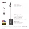 CLUB3D USB Gen1 Type-C/-A į Dual HDMI (4K/30Hz) / VGA (1080/60Hz) adapteris