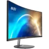 MSI Pro MP341CQ 34 colių lenktas monitorius, 1500R, UWQHD (3440 x 1440), 21:9, 100Hz, VA, 4ms, HDMI, VGA, įmontuoti garsiakalbiai, Anti-Glare, Anti-Flicker, Mažiau mėlynos šviesos, TÜV sertifikuotas, VESA, Kensington, juodas