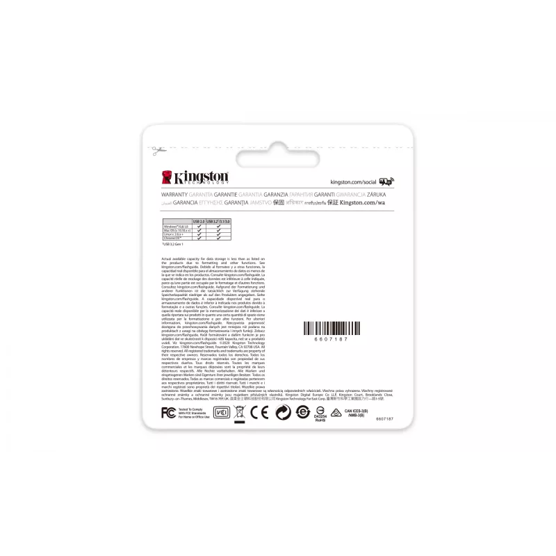Kingston DataTraveler 256GB USB 3.2 Gen 1 Exodia M (juoda + žalsva)
