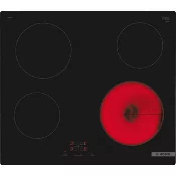 Bosch Serie 4 PKE611BA2E kaitlentė juoda įmontuojama 60 cm keraminė 4 zonos