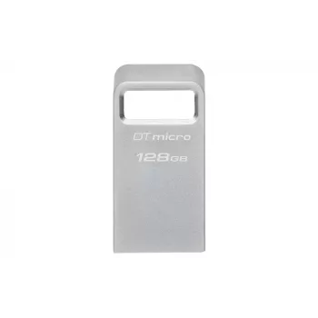 Kingston Technology DataTraveler Micro 128GB 200MB/s Metalinis USB 3.2 Gen 1