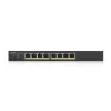 Zyxel GS1900-8HP v3 valdomas L2 PoE gigabitinis Ethernet (10/100/1000) jungiklis, juodas