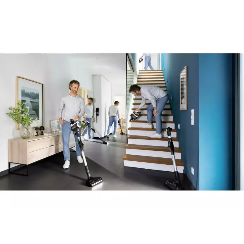 Bosch BBS711W belaidis kombinuotas dulkių siurblys 2-in-1, 18 V, 0,3 L, baltas