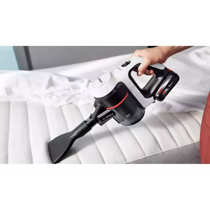 Bosch BBS711W belaidis kombinuotas dulkių siurblys 2-in-1, 18 V, 0,3 L, baltas