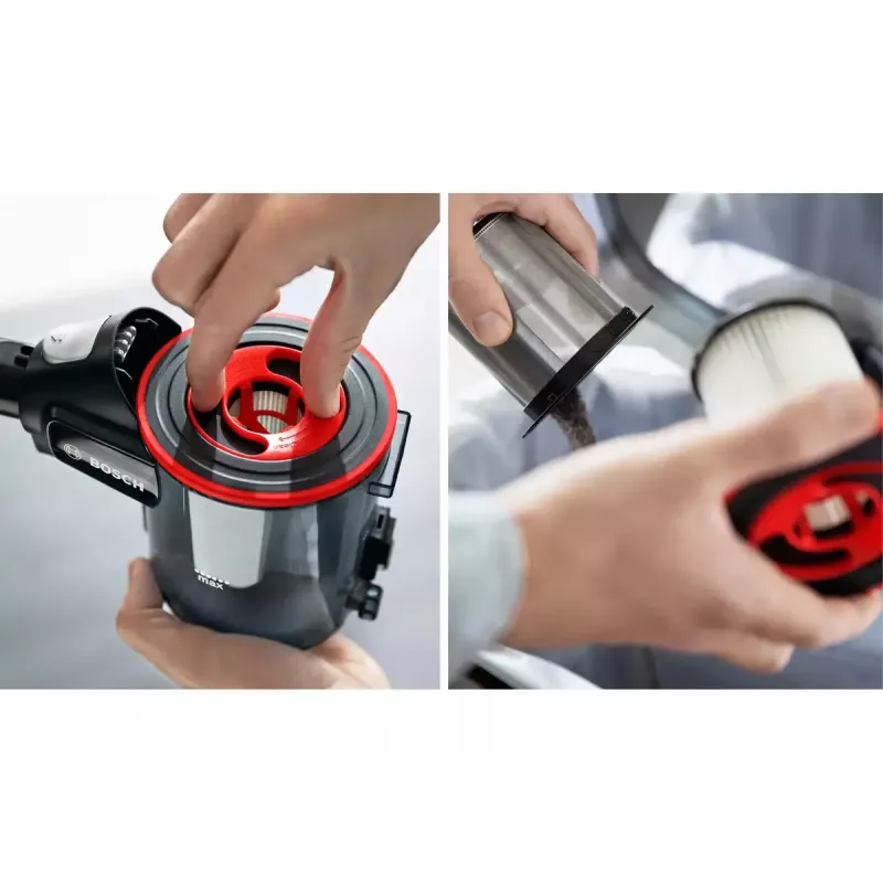Bosch BBS711W belaidis kombinuotas dulkių siurblys 2-in-1, 18 V, 0,3 L, baltas