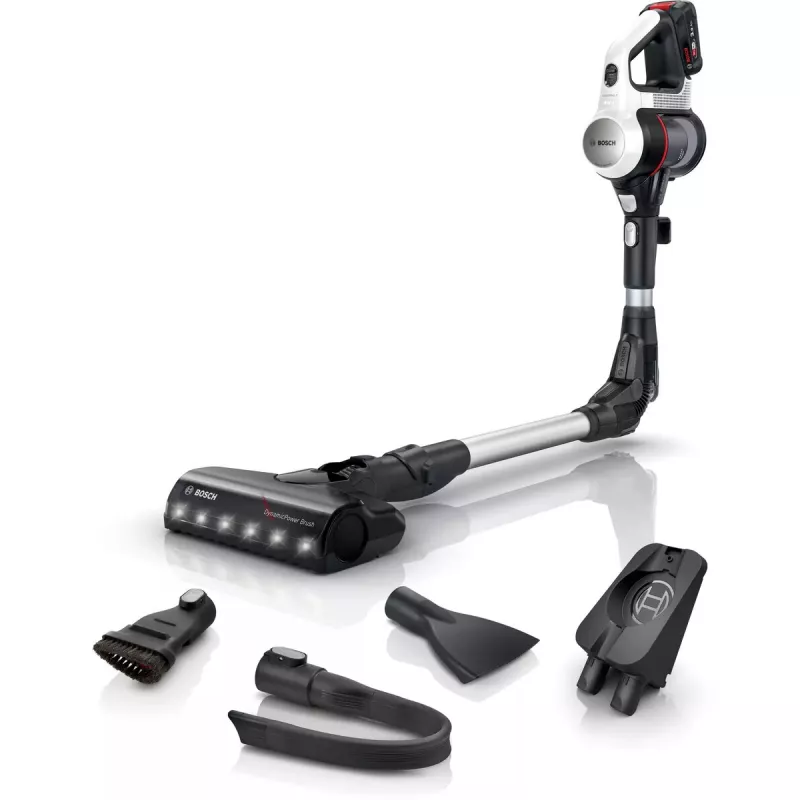 Bosch BBS711W belaidis kombinuotas dulkių siurblys 2-in-1, 18 V, 0,3 L, baltas