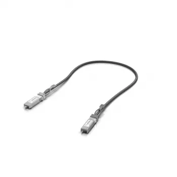 SFP+ tiesioginio prijungimo kabelis UBIQUITI UACC-DAC-SFP10-0.5M — 0,5 m, 10 Gbit/s, SFP+ kištukas-kištukas, juodas