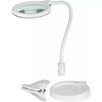 Goobay LED didinamoji lempa su pagrindu ir spaustuku 6 W didinimas 1,75×