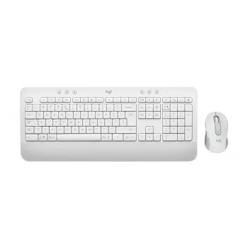 LOGITECH Signature MK650 Combo For Business - Off-white - Qwerty Danų/Norvegų/Švedų/Suomių