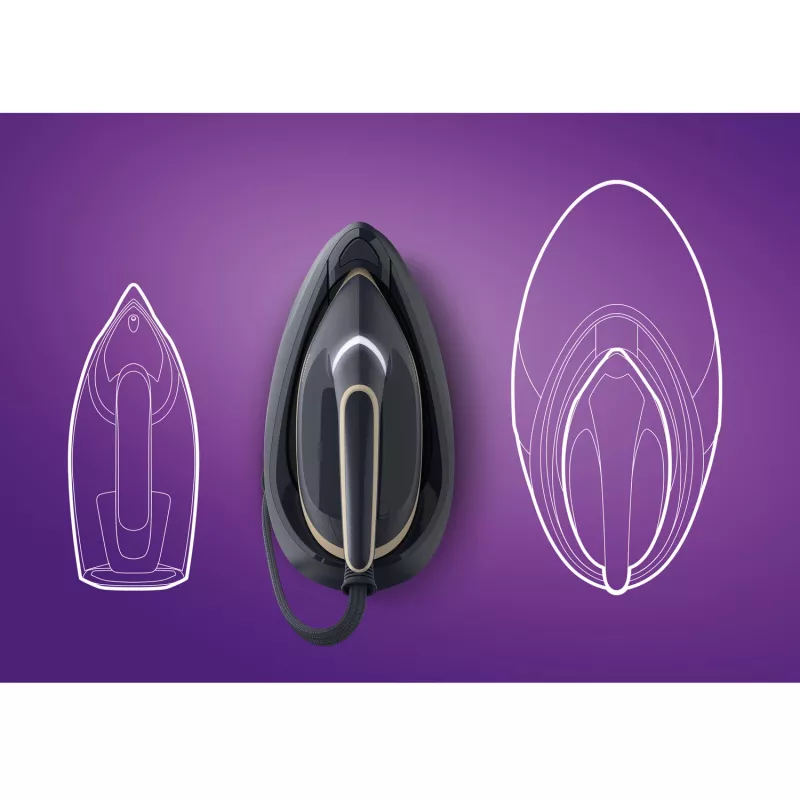 Philips PerfectCare 6000 Series PSG6066/20 garo generatorius lygintuvas, 2400 W, 8 bar, 600 g/min garų impulsas, 1,8 l bakelis, SteamGlide Advanced lyginimo padas, juoda/ruda