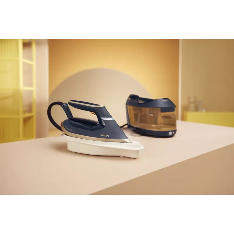 Philips PerfectCare 6000 Series PSG6066/20 garo generatorius lygintuvas, 2400 W, 8 bar, 600 g/min garų impulsas, 1,8 l bakelis, SteamGlide Advanced lyginimo padas, juoda/ruda