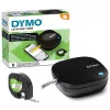 DYMO LetraTag 200B Bluetooth etikečių spausdintuvas | Kompaktiškas etikečių spausdintuvas | Jungiasi per Bluetooth belaidę technologiją prie iOS ir Android | Įskaitant 1 baltą popierinę etikečių juostą | Juoda