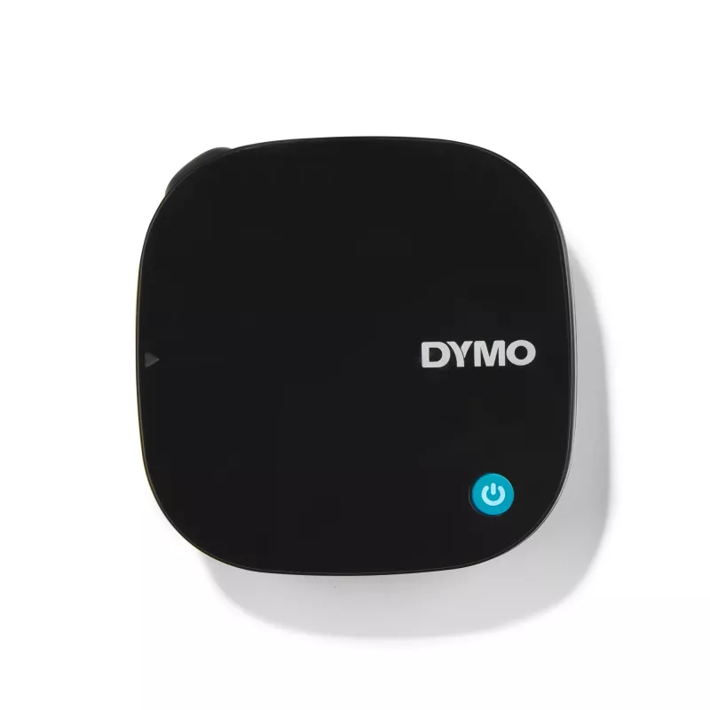 DYMO LetraTag 200B Bluetooth etikečių spausdintuvas | Kompaktiškas etikečių spausdintuvas | Jungiasi per Bluetooth belaidę technologiją prie iOS ir Android | Įskaitant 1 baltą popierinę etikečių juostą | Juoda