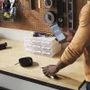 DYMO LetraTag 200B Bluetooth etikečių spausdintuvas | Kompaktiškas etikečių spausdintuvas | Jungiasi per Bluetooth belaidę technologiją prie iOS ir Android | Įskaitant 1 baltą popierinę etikečių juostą | Juoda