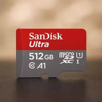 WESTERN DIGITAL SanDisk Ultra micro SDXC 512GB plus SD adapter 150MB/s A1 Class 10 UHS-I