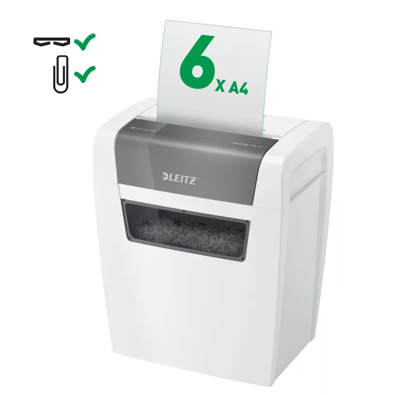 Popieriaus smulkintuvas Leitz 80340000 smulkinimas dalelėmis 70 dB 22 cm Baltas
