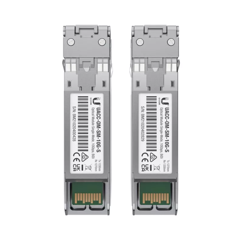 Ubiquiti Networks 10Gbps SFP+ 1xLC SM 1270/1330nm BiDi 10km - 2 vnt. (UF-SM-10G-S)
