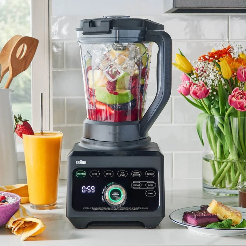 Braun JB 9040 Stalo blenderis 1600 W Juoda