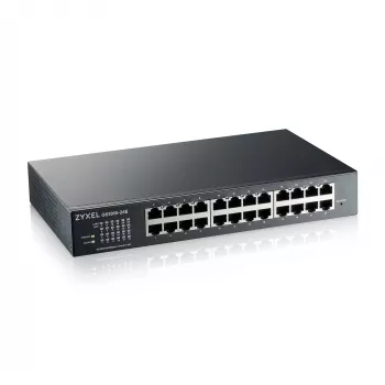 Valdomas jungiklis Zyxel GS1915-24E L2 Gigabit Ethernet 24 prievadai 1U juodas