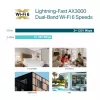 TP-Link Omada AX3000 sieninis WiFi 6 prieigos taškas, 2.4 GHz, 5 GHz, 3000 Mbit/s, SNMP, SSH, WPA-Enterprise, WPA2-Enterprise, 10/100/1000 Mbit/s