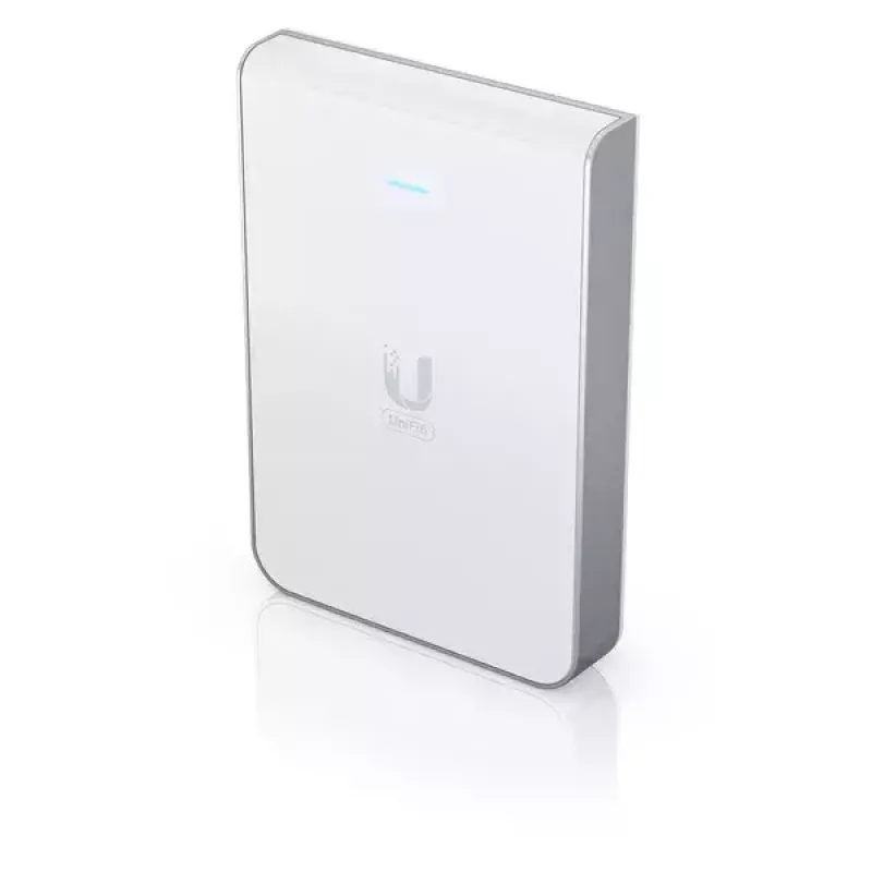 Prieigos taškas UBIQUITI Unifi 6 In-Wall U6-IW — dviejų juostų 2.4/5 GHz, 4800 Mbit/s, 5x RJ-45, PoE, baltas