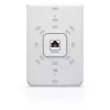 Prieigos taškas UBIQUITI Unifi 6 In-Wall U6-IW — dviejų juostų 2.4/5 GHz, 4800 Mbit/s, 5x RJ-45, PoE, baltas