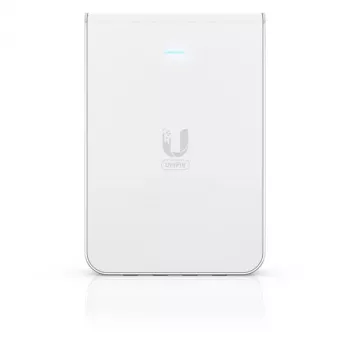 Prieigos taškas UBIQUITI Unifi 6 In-Wall U6-IW — dviejų juostų 2.4/5 GHz, 4800 Mbit/s, 5x RJ-45, PoE, baltas