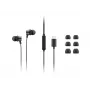 Lenovo 4XD1J77351 ausinės su mikrofonu, laidinės, į ausį, biurui / skambučių centrui, USB-C, juodos
